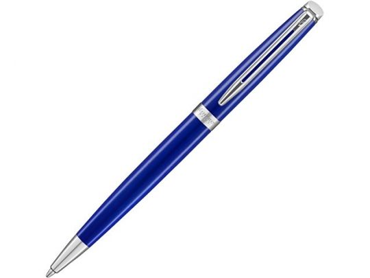 Ручка шариковая Waterman Hemisphere Bright Blue CT M, синий/серебристый, арт. 019196103