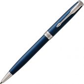 Ручка шариковая Parker Sonnet Core Subtle Blue CT, синий/серебристый, арт. 019180303
