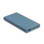 Внешний аккумулятор Rombica NEO ARIA Azure, 10000мАч, Soft-touch, PD, QCharge, Type-C, голубой, арт. 019138803