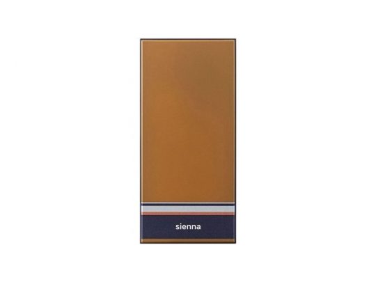 Внешний аккумулятор Rombica NEO ARIA Sienna, 10000мАч, Soft-touch, PD, QCharge, Type-C, охра/синий, арт. 019140303
