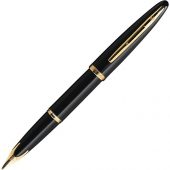 Ручка перьевая Waterman Carene Black Sea GT F, черный/золотистый, арт. 019215703