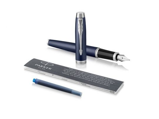 Ручка перьевая Parker IM Core Blue CT, темно-синий, арт. 019181903