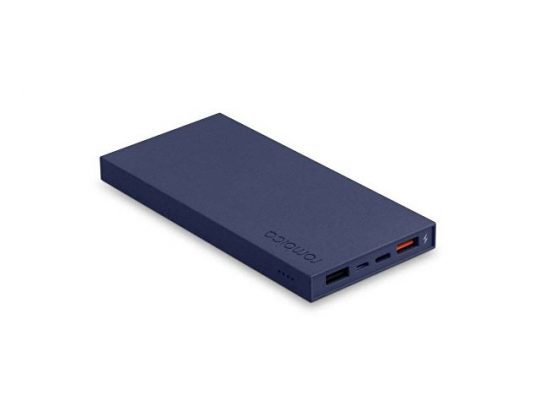 Внешний аккумулятор Rombica NEO ARIA Olive, 10000мАч, Soft-touch, PD, QCharge, Type-C, оливк/синий, арт. 019187703