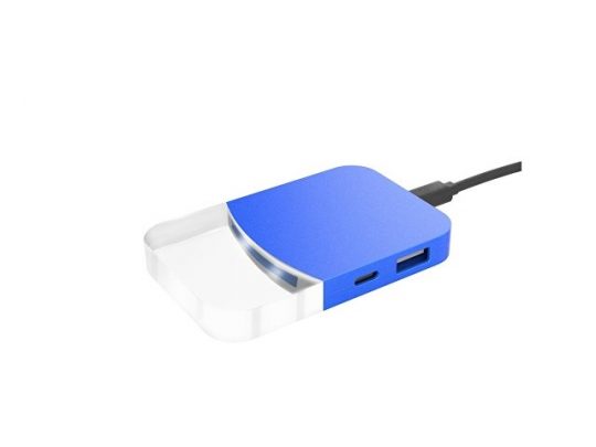USB хаб Mini iLO Hub, синий, арт. 019217103