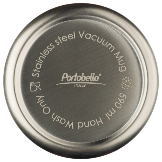 Термокружка вакуумная Portobello, Crown, 590 ml, матовое покрытие, черная