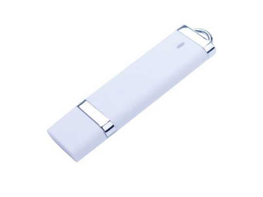 USB-флешка на 32 ГБ с покрытием soft-touch Орландо,  белый (32Gb), арт. 019286503
