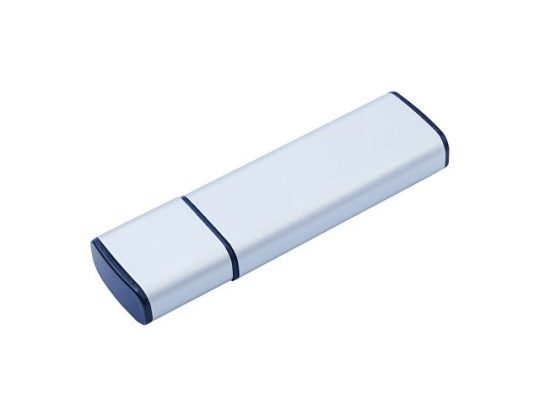 USB-флешка металлическая на 512 Mb с колпачком, серебро (512Mb), арт. 019287103
