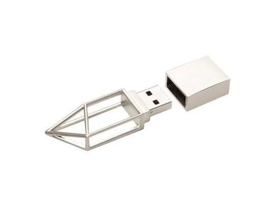 USB-флешка на 16 ГБ,micro USB  серебро (16Gb), арт. 019304403