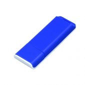 Флешка 3.0 прямоугольной формы, оригинальный дизайн, двухцветный корпус, 32 Гб, синий/белый (32Gb), арт. 019325003