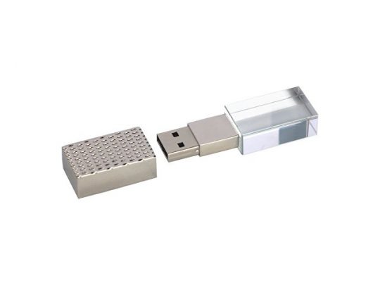 USB-флешка на 512 Mb, серебро (512Mb), арт. 019305803