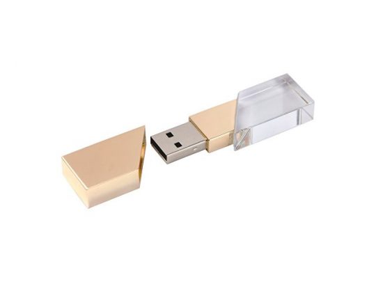 USB-флешка на 2 ГБ, золото (2Gb), арт. 019307603