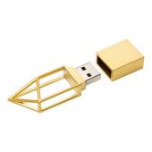 USB-флешка на 16 ГБ,micro USB  золото (16Gb), арт. 019304303