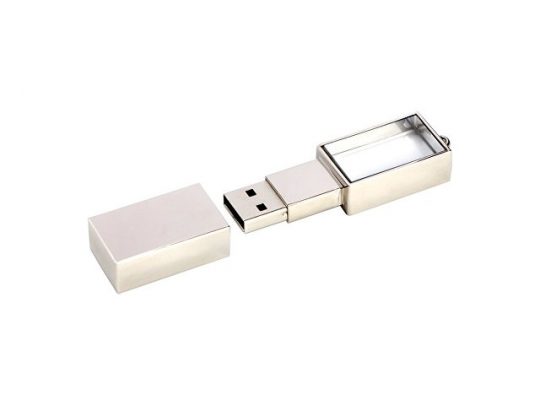 USB-флешка на 32 ГБ,  серебро (32Gb), арт. 019308803