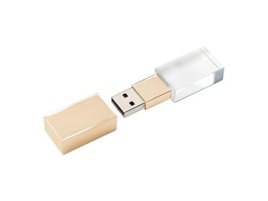USB-флешка на 16 ГБ, золото (16Gb), арт. 019302203