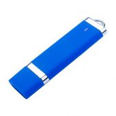 USB-флешка на 4 ГБ с покрытием soft-touch Орландо, синий (4Gb), арт. 019230003