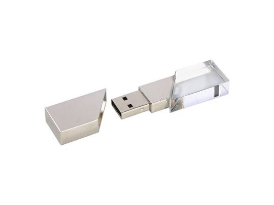 USB-флешка на 2 ГБ,  серебро (2Gb), арт. 019308003
