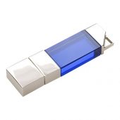 USB-флешка на 32 ГБ, micro USB, синий (32Gb), арт. 019302003