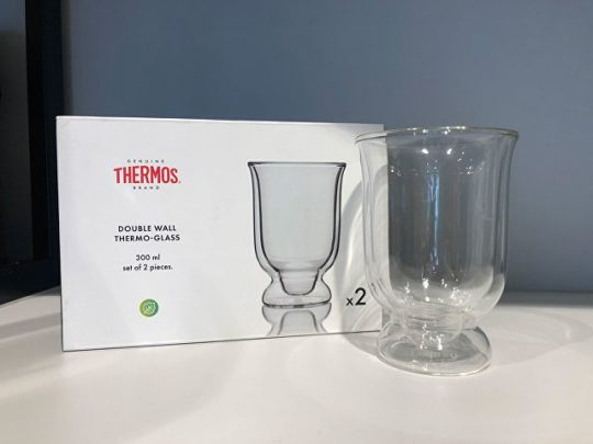 Набор стаканов из двойного стекла тм THERMOS 0,3L, в наборе 2 шт. (300 мл), арт. 019311303