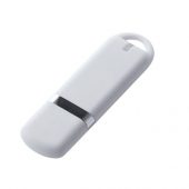 USB-флешка на 16 ГБ 3.0 USB, с покрытием soft-touch, белый (16Gb), арт. 019291503