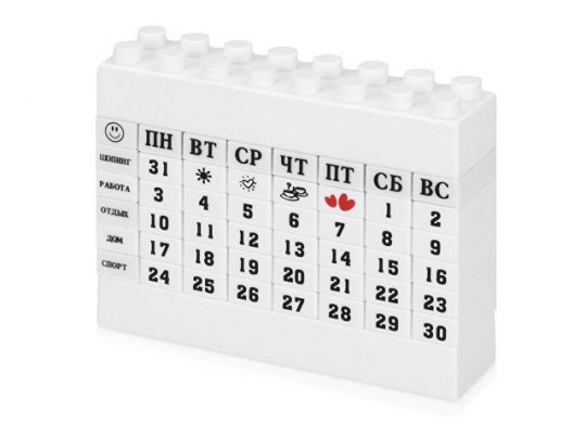 Календарь Лего, белый, арт. 019235103