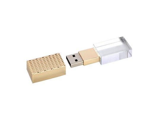 USB-флешка на 16 ГБ, золото (16Gb), арт. 019306703