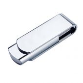USB-флешка металлическая поворотная на 512 Mb, глянец (512Mb), арт. 019299403