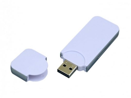 USB-флешка на 64 Гб в стиле I-phone, прямоугольнй формы, белый (64Gb), арт. 019391703