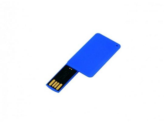 USB-флешка на 8 Гб в виде пластиковой карточки, синий (8Gb), арт. 019398103