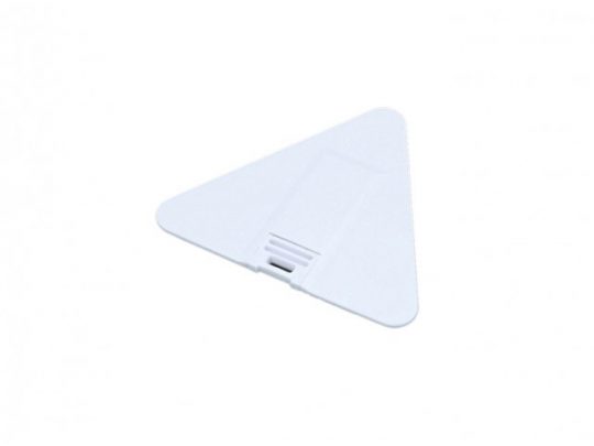 USB-флешка на 8 Гб в виде пластиковой карточки треугольной формы, белый (8Gb), арт. 019398703