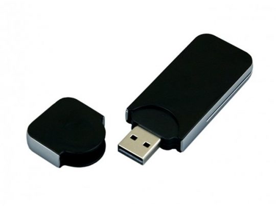 USB-флешка на 128 Гб в стиле I-phone, прямоугольнй формы, черный (128Gb), арт. 019390903