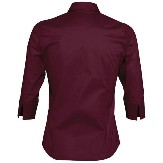 Рубашка женская с рукавом 3/4 EFFECT 140 бордовая, размер XL