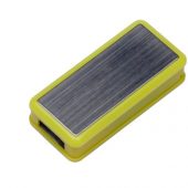 USB-флешка промо на 4 Гб прямоугольной формы, выдвижной механизм, желтый (4Gb), арт. 019402003