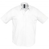 Рубашка мужская с коротким рукавом BRISBANE белая, размер 4XL