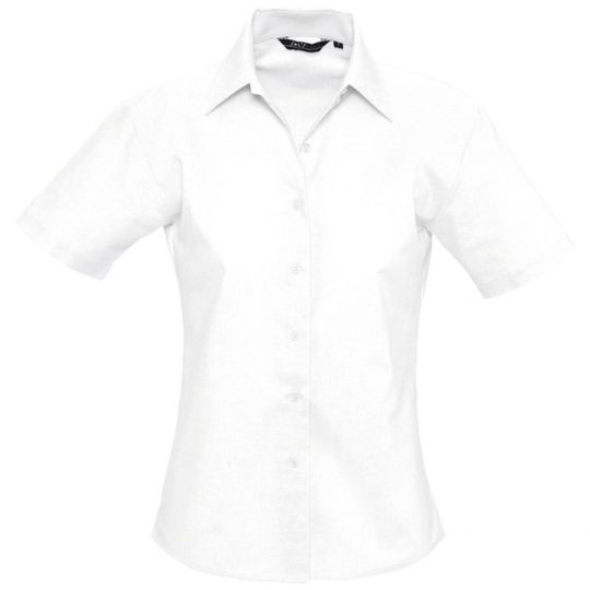 Рубашка женская с коротким рукавом ELITE белая, размер XXL