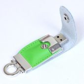 USB-флешка на 16 Гб в виде брелка, зеленый (16Gb), арт. 019437603