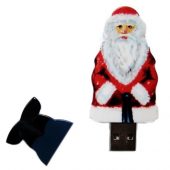 USB-флешка на 16 Гб Дед Мороз Santa под нанесение, белый (16Gb), арт. 019469203