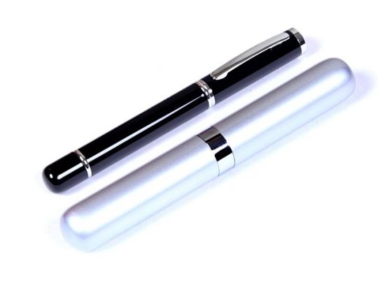 USB-флешка на 32 Гб в виде ручки с мини чипом, черный (32Gb), арт. 019442203