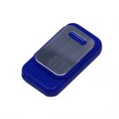 USB-флешка промо на 32 Гб прямоугольной формы, выдвижной механизм, синий (32Gb), арт. 019416303