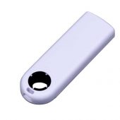 USB-флешка промо на 64 Гб прямоугольной формы, выдвижной механизм, черный (64Gb), арт. 019410303