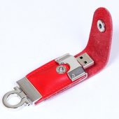 USB-флешка на 32 Гб в виде брелка, красный (32Gb), арт. 019436903