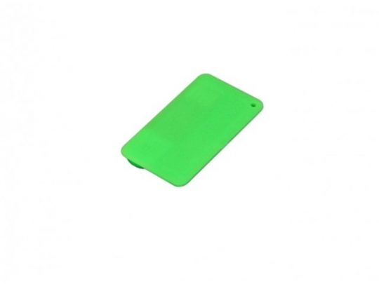 USB-флешка на 8 Гб в виде пластиковой карточки, зеленый (8Gb), арт. 019397803