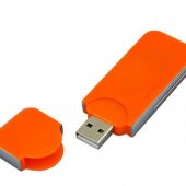 USB-флешка на 64 ГБ в стиле I-phone, прямоугольнй формы, оранжевый (64Gb), арт. 019387203