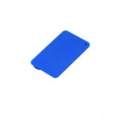 USB-флешка на 16 Гб в виде пластиковой карточки, синий (16Gb), арт. 019397403
