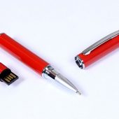 USB-флешка на 32 Гб в виде ручки с мини чипом, красный (32Gb), арт. 019442603