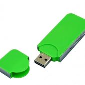 USB-флешка на 64 ГБ в стиле I-phone, прямоугольнй формы, зеленый (64Gb), арт. 019387003