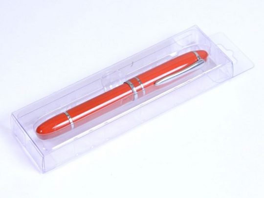 USB-флешка на 8 Гб в виде ручки с мини чипом, оранжевый (8Gb), арт. 019443803