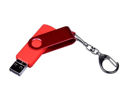 USB 2.0/micro USB/Type-С- флешка на 16 Гб 3-в-1 с поворотным механизмом (16Gb), арт. 019434603