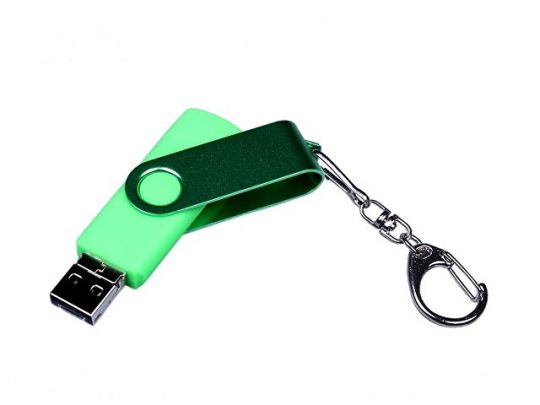 USB 2.0/micro USB/Type-С- флешка на 64 Гб 3-в-1 с поворотным механизмом (64Gb), арт. 019434903