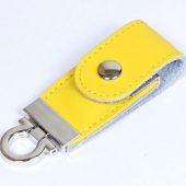 USB-флешка на 8 Гб в виде брелка, желтый (8Gb), арт. 019438303