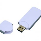 USB-флешка на 64 ГБ в стиле I-phone, прямоугольнй формы, белый (64Gb), арт. 019387503